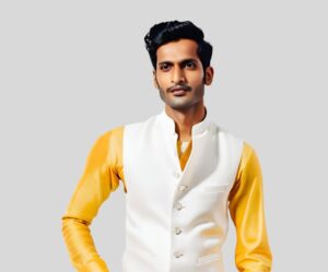 White Waistcoat, Nehru Jacket