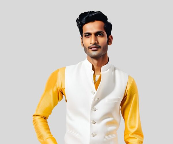White Waistcoat, Nehru Jacket